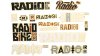 Radio Aufkleber  3XL bunt