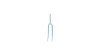 EXCELSIOR Gabel  2 mm blau