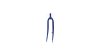 EXCELSIOR Gabel  2 mm blau