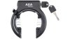 Axa Rahmen- und Akkuschloss-Set  F1 schwarz, silber