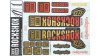 RockShox Dekor Set  XXL gold, orange