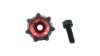 RockShox Verstellknopf  L schwarz, rot
