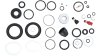 RockShox Service-Kit  1 1/8  schwarz, rot