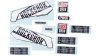 RockShox Dekor Set  1 1/8  weiß, schwarz
