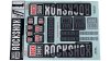 RockShox Dekor Set  XXL schwarz, weiß