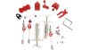 SRAM Professional  1 1/8  transparent, rot