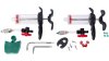 SRAM Professional  1 1/8  schwarz, transparent