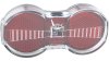 Busch + Müller Toplight Flat S plus   rot, transparent