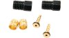 Quaxar Anschluss-Kit  1 1/8  schwarz, gold