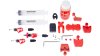 SRAM Entlüftungs-Kit  1 1/8  transparent, rot