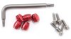Avid Leitungsbefestigungs-Kit  L rot, silber