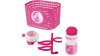 Messingschlager Korb, Glocke, Trinkflasche  L rosa