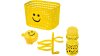 Messingschlager Korb, Glocke, Trinkflasche  L gelb