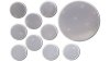 4-Act Reflexaufkleber  3XL grau
