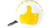 Widek Ding Dong Emoticons  XXL weiß, gelb