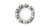 Pieper Kugelring  1 1/8  silber