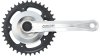 Amar Kettenradgarnitur  XL silber, schwarz