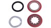 Truvativ Lagerabdeckung  XL rot, silber