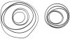 SRAM Stealth Ring-Set  XL schwarz