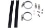 Tubus Montage-Set  XXL schwarz, silber