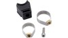 Rixen & Kaul Sattelstützadapter  L schwarz, silber