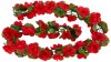 Basil Blumengirlande  XXL rot, grün