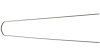 Curana Schutzblechstrebe  XL silber