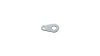 Fix-Nippel Achslasche  M9 silber
