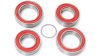 SRAM Lager-Set  XL silber, rot