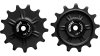 Schaltwerke, Ersatz Schaltrollen-Set  17 mm schwarz
