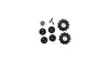 SRAM Schaltrollen-Set  17 mm schwarz