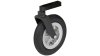 Blue Bird Swivelrad  1 1/8  schwarz, silber