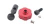 RockShox Verstellhebel  L schwarz, rot