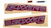 RockShox Dekor Set  XXL rot, silber