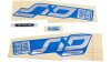 RockShox Dekor Set  XXL blau, silber