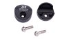 3T Oval  1 1/8  schwarz