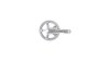 Shimano Alfine FC-S501  XL silber