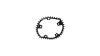 O.Symetric Kettenblatt  1 1/8 -1,5  tapered schwarz