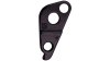 Union Schaltauge  17 mm schwarz