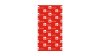 Bollé Multifunktionstuch Unisex 22 mm rot, weiß