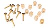 Tektro Bremsleitungs-Kit  1 1/8  gold