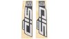 RockShox Dekor Set  1 1/8  schwarz
