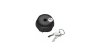 Uebler Knebelmutter  Unisize schwarz, silber