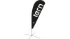 Tern Beachflag  3XL schwarz, weiß