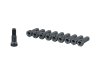 Sapim Nipple Sapim 14 Gauge Alloy Hex Head Black 10/Pack