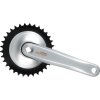 SHIMANO Kurbelgarnitur NEXUS FC-C6000 33 Zähne silber