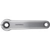 SHIMANO Kurbelarmset SHIMANO E-BIKE SYSTEMS FC-E6100 175 mm Silber