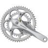 SHIMANO Kurbelgarnitur FC-R345 9-fach 175 mm 50-34 Zähne Silber