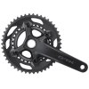 SHIMANO Kurbelgarnitur GRX FC-RX600-10 10-fach 165 mm 46-30 Zähne Schwarz