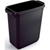 LISTA Abfallbehälter 60 L, 590 x 600 x 282 mm (B x H x T), 60 L, Schwarz